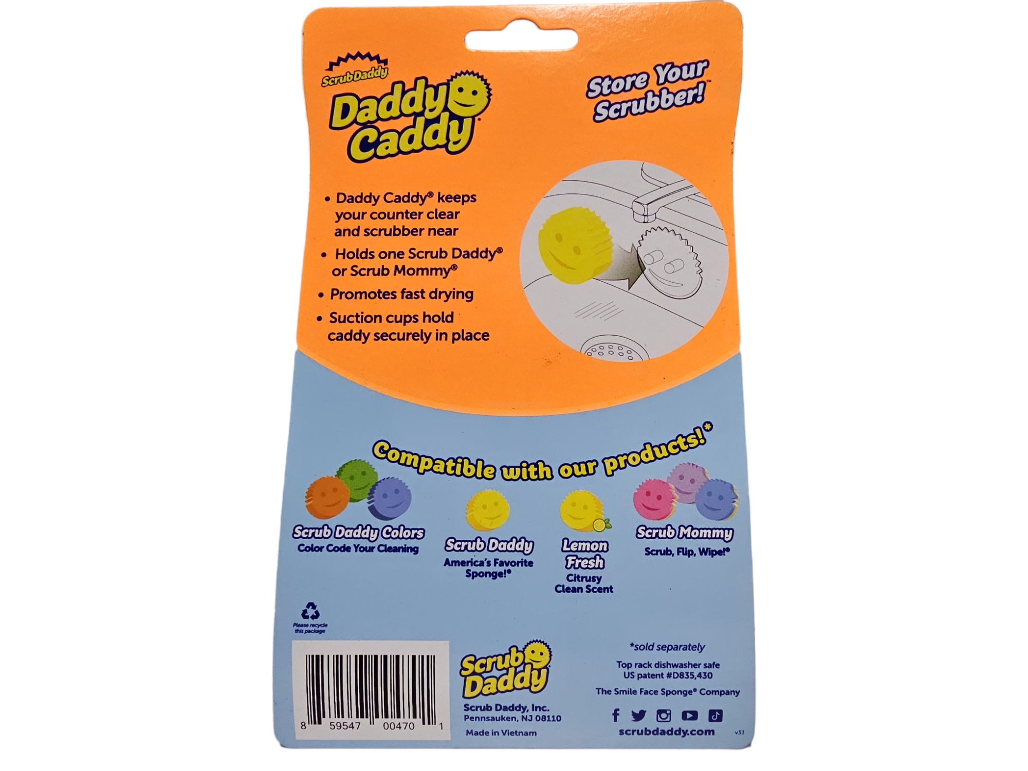 Porta Esponja Daddy Caddy 1u Scrub Daddy