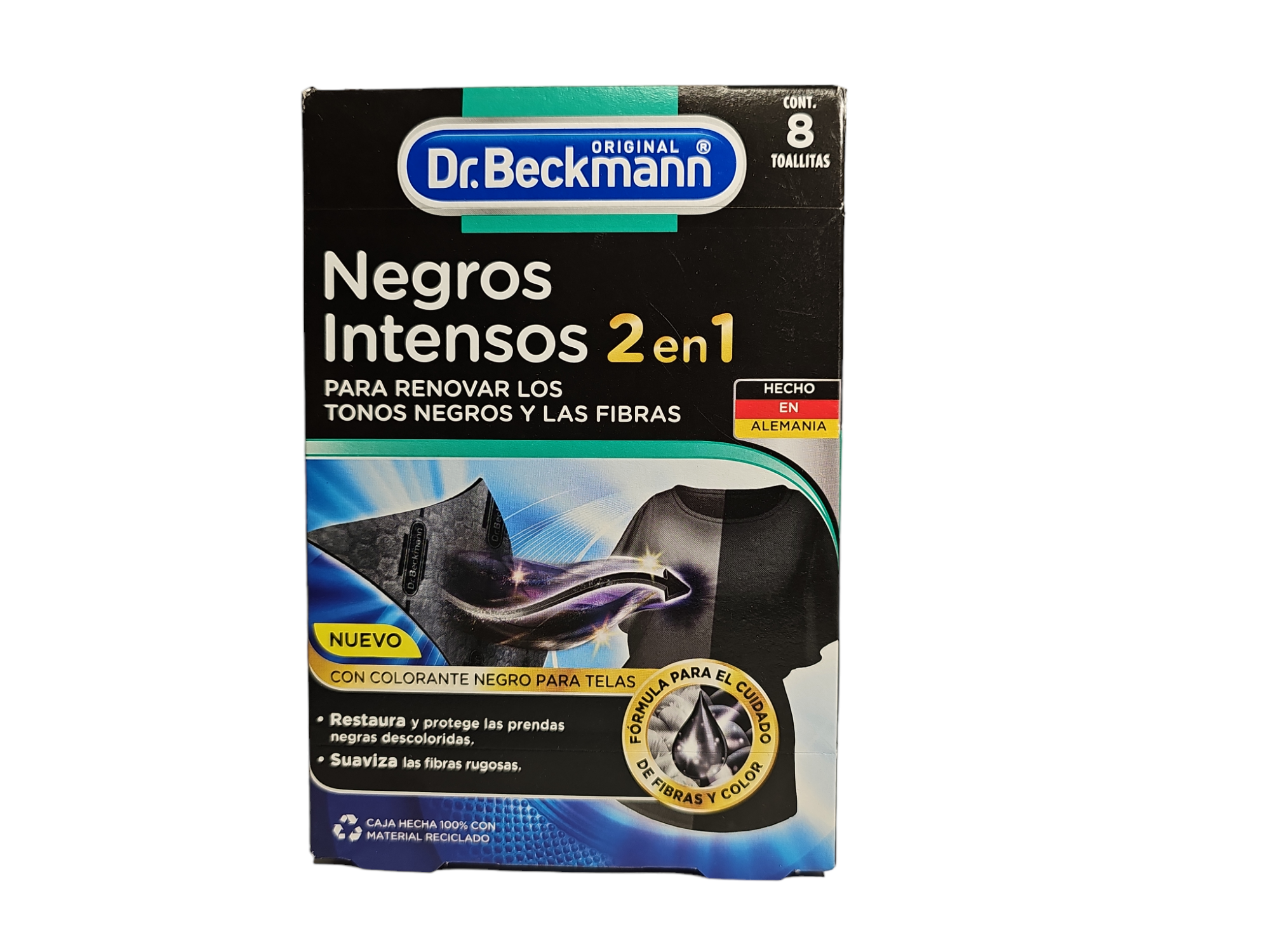 Toallitas Activas Negros Intensos 8 Un Dr.Beckmann