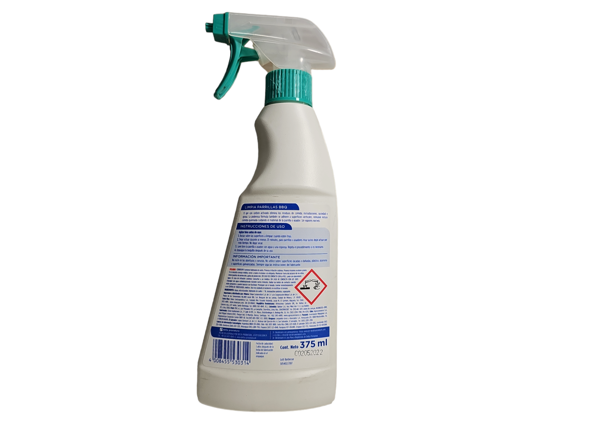 Limpiador Parrillas BBQ 375ml Dr.Beckmann