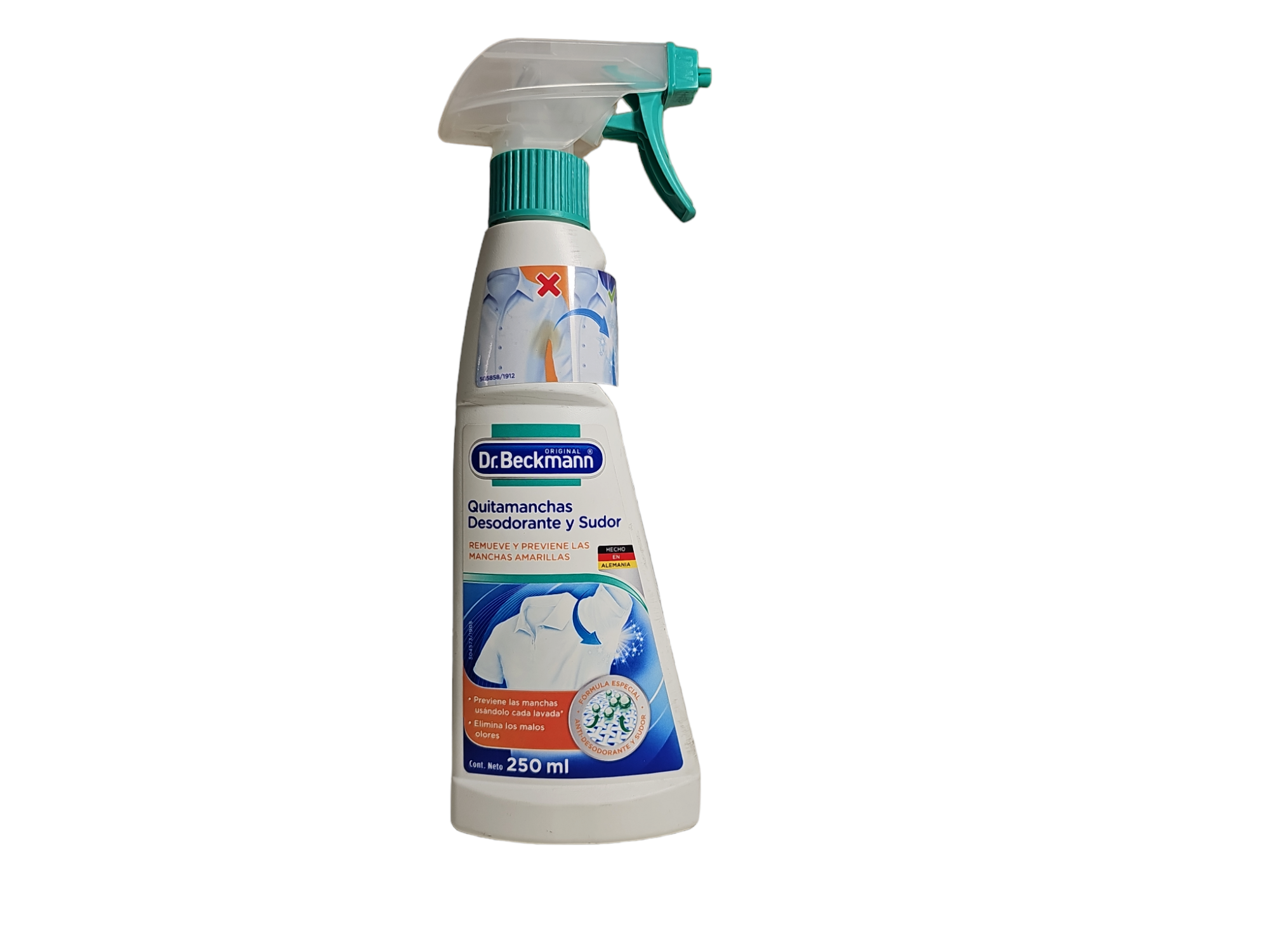 Quitamanchas Desodorante y Sudor 250ml Dr.Beckmann