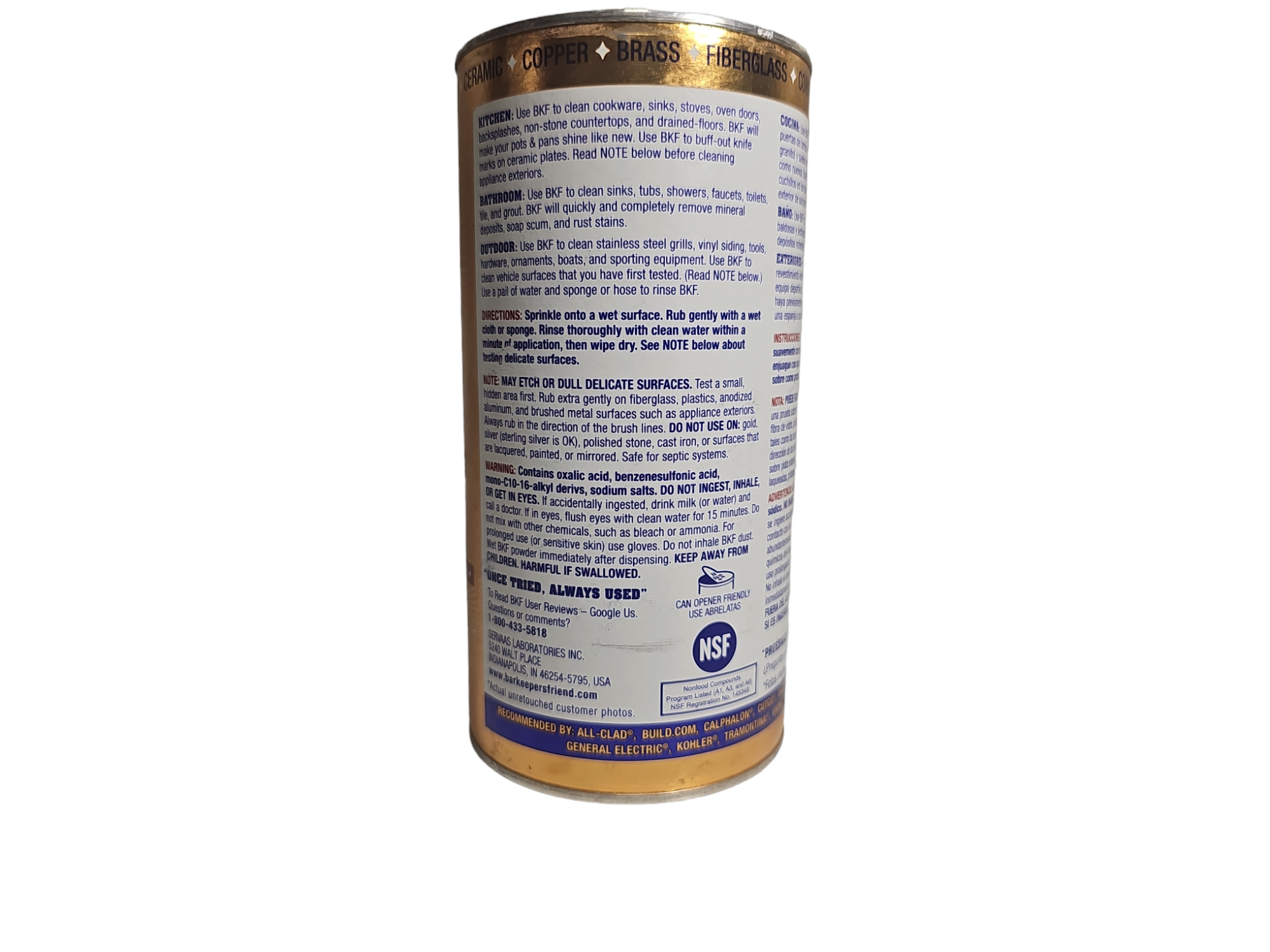 Limpiador y Pulidor Polish & Cleanser 340g BKF