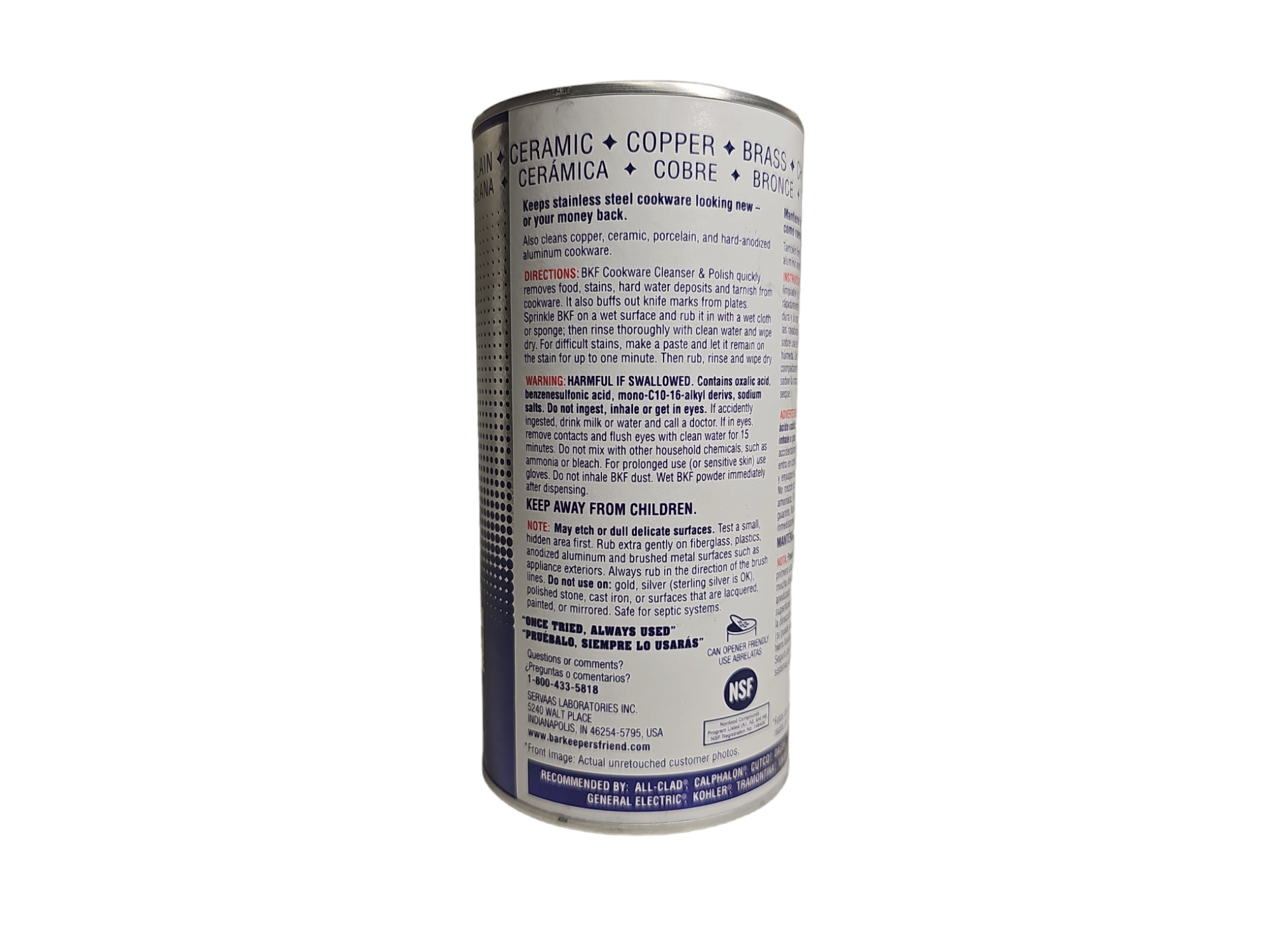 Limpiador y Pulidor Utensilios Polish & Cleanser 340g BKF