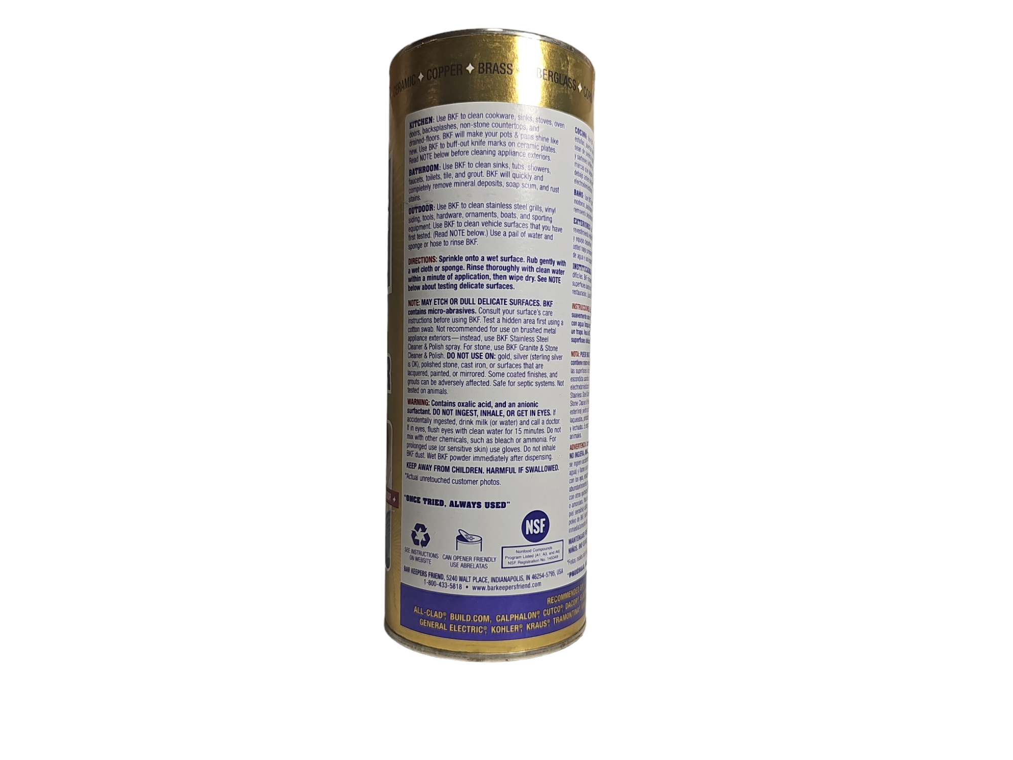 Limpiador y Pulidor Polish & Cleanser 595g BKF