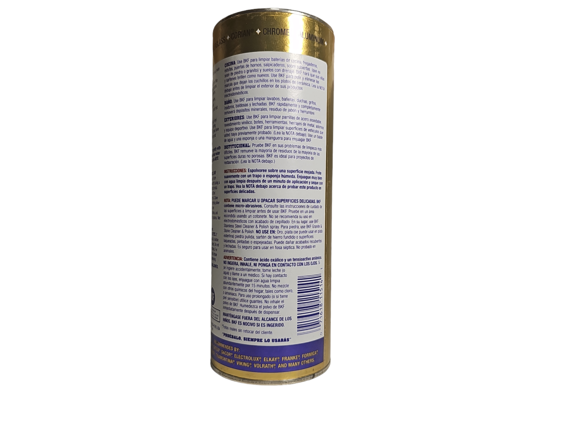 Limpiador y Pulidor Polish & Cleanser 595g BKF