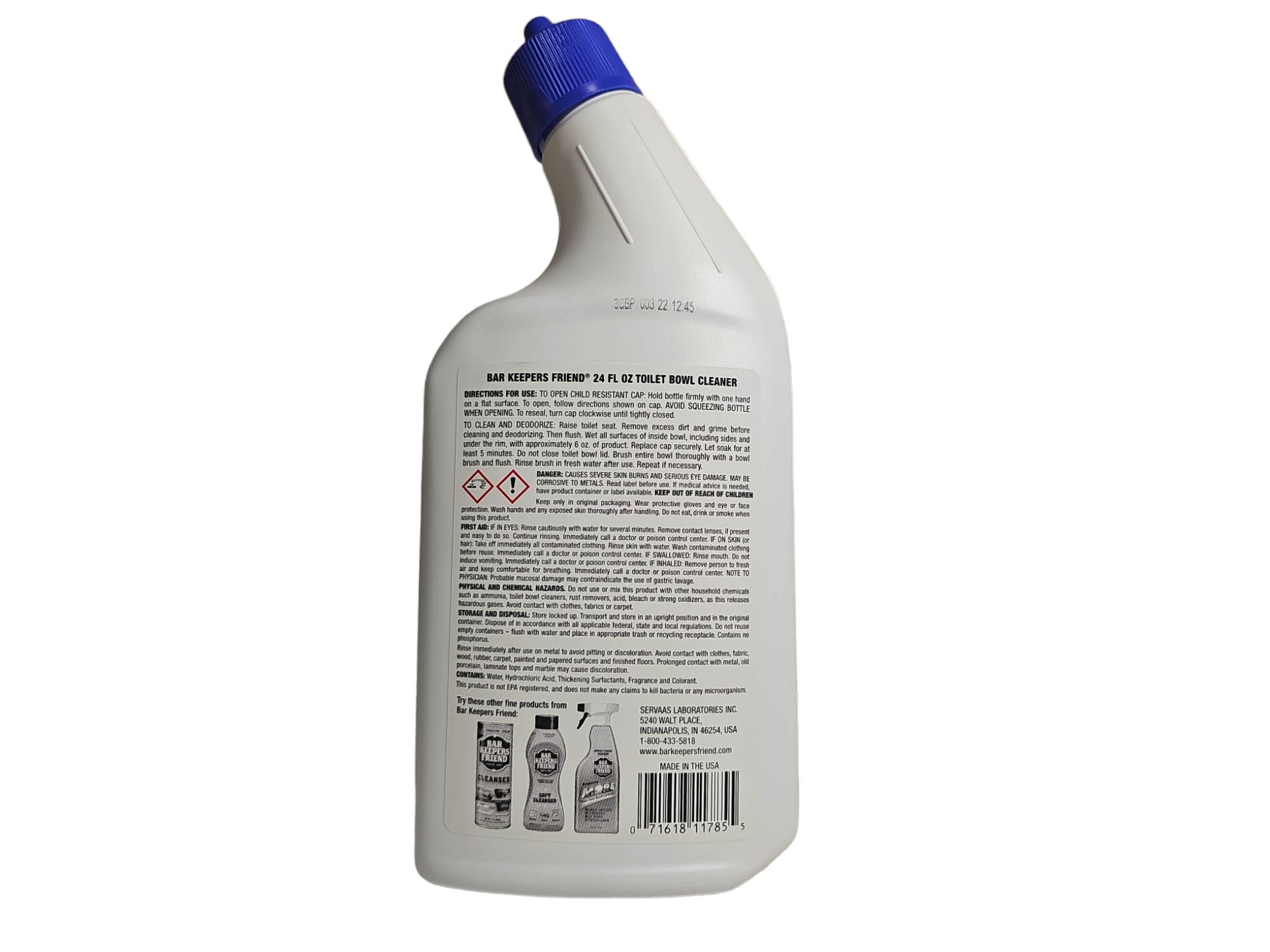 Limpiador de Baños Toilet Bowl 750ml BKF