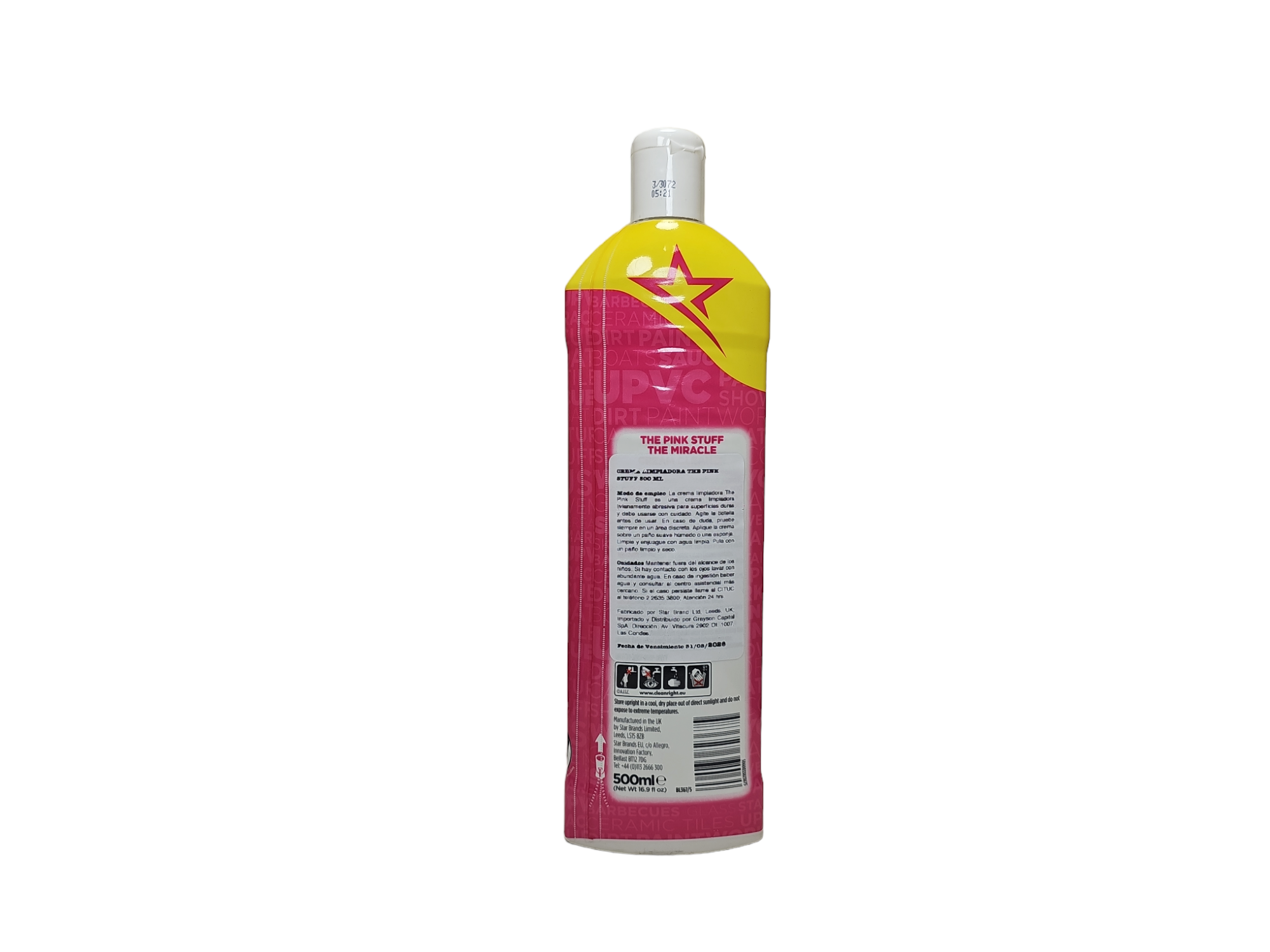 Limpiador Crema 500ml The Pink Stuff
