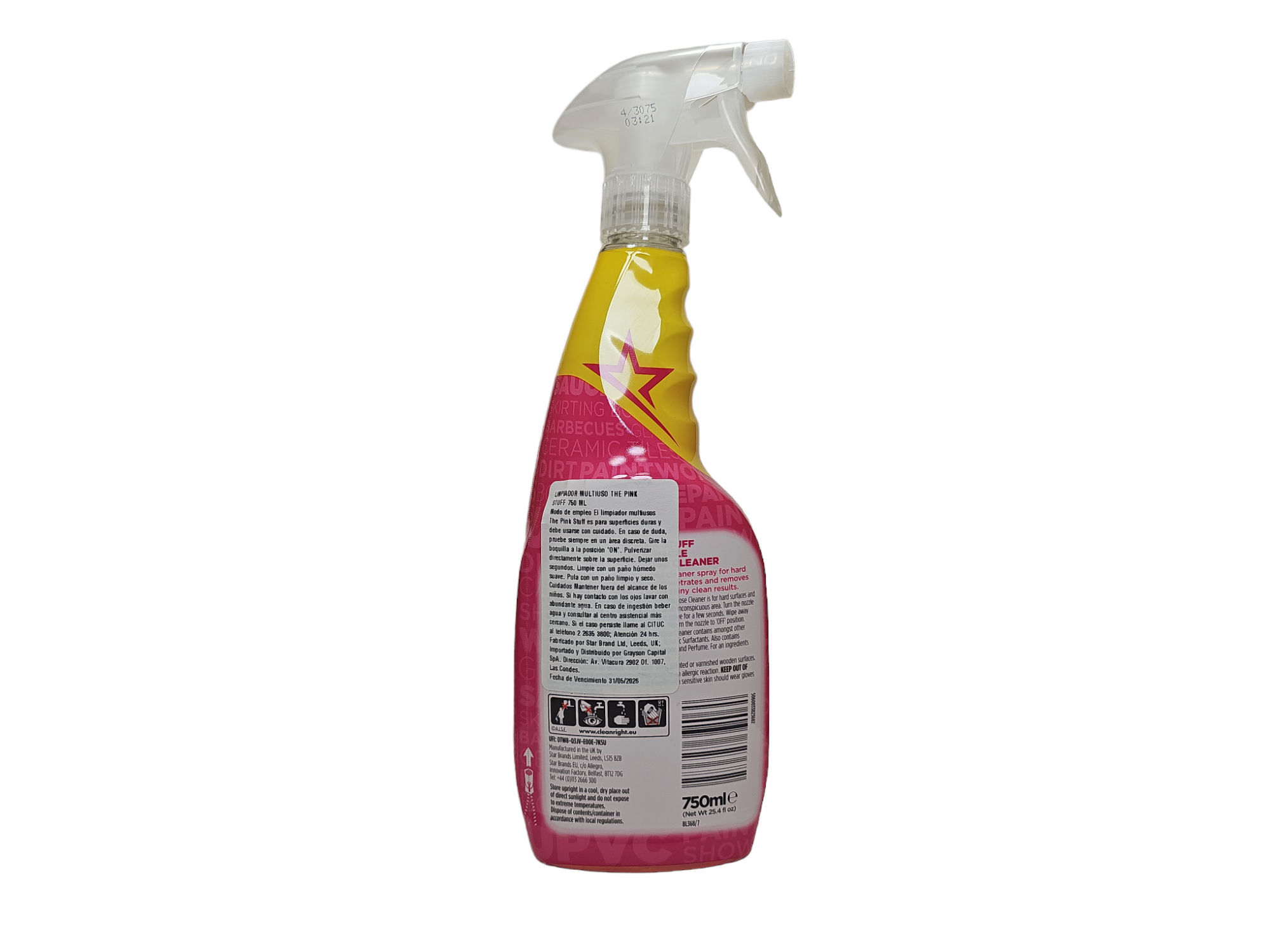 Limpiador Multiuso 750ml The Pink Stuff