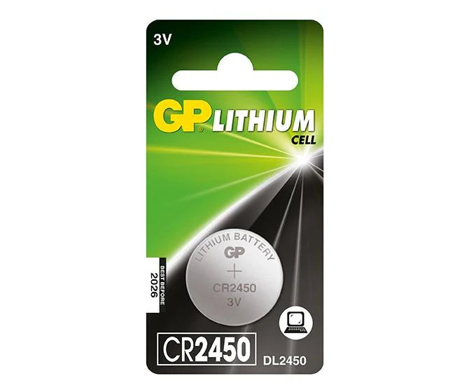 Pila Boton Litio 3V cr2450 1u GP