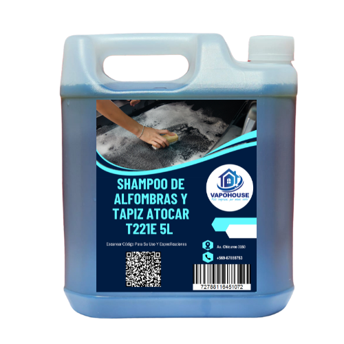 Shampoo De Alfombras y Tapiz Atocar T221E 5L Vapohouse