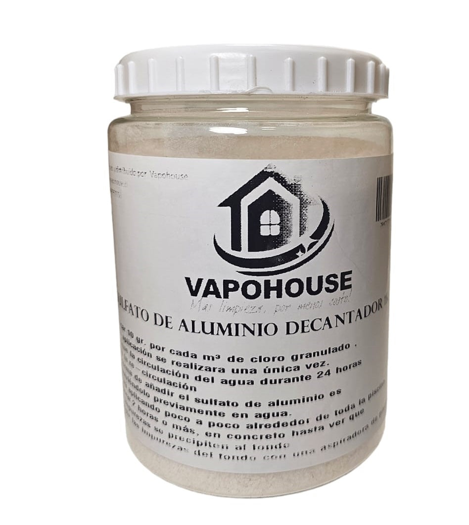Sulfato De Aluminio Decantador Para Piscina 1Kg Vapohouse