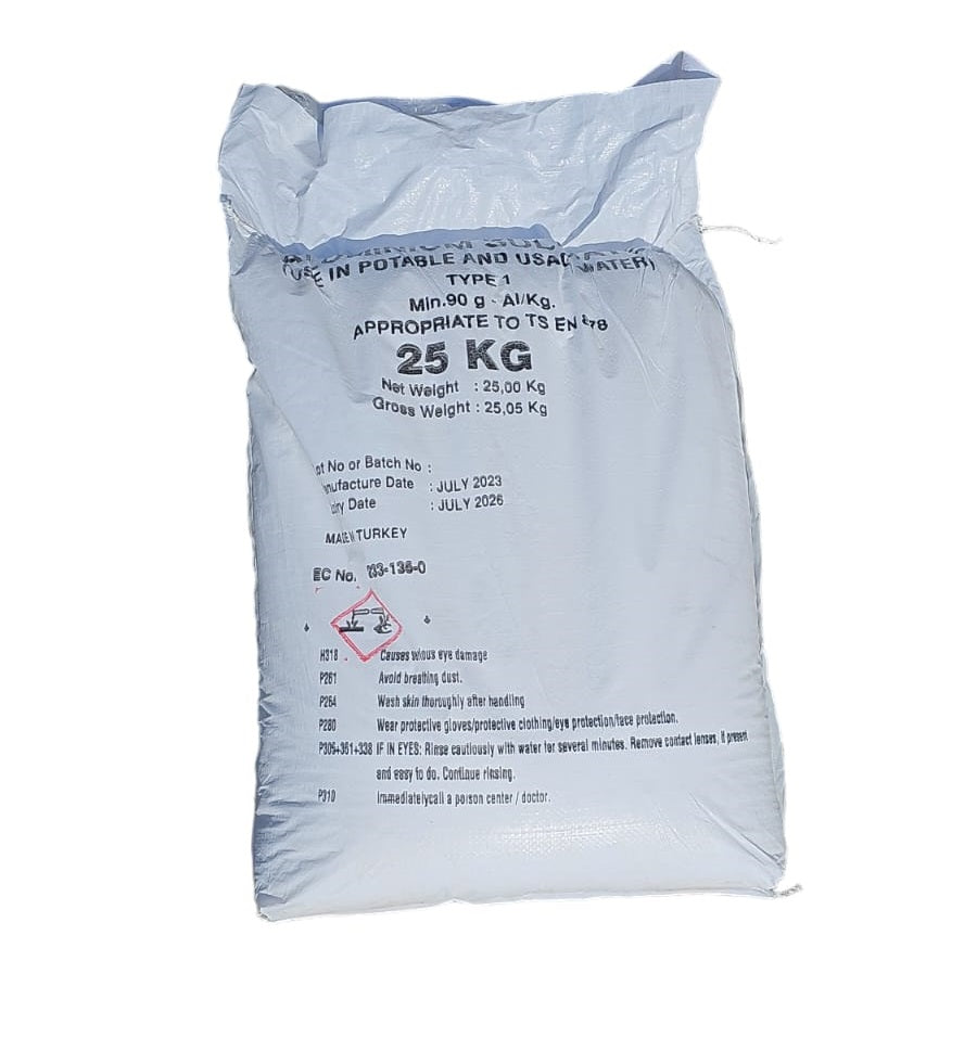 Sulfato De Aluminio Decantador Para Piscina 25Kg Vapohouse