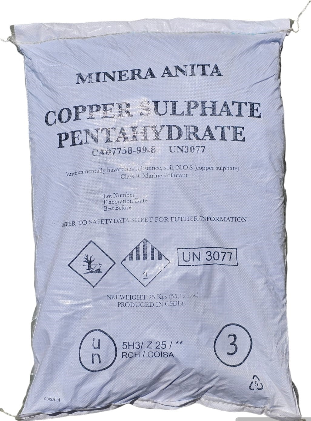 Sulfato De Cobre 25K Vapohouse