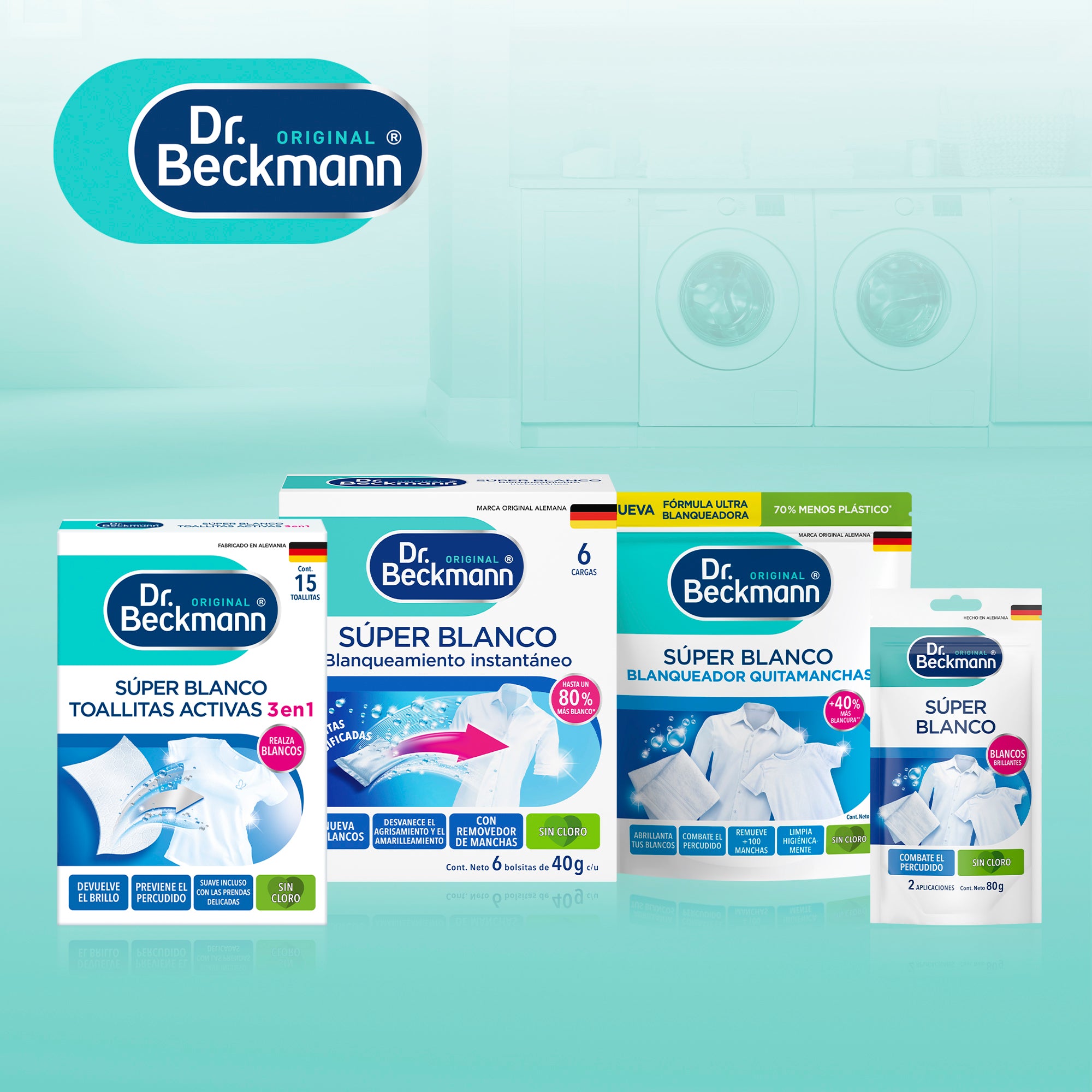 Quitamanchas Super Blanco En Polvo 80g 1u Dr.Beckmann