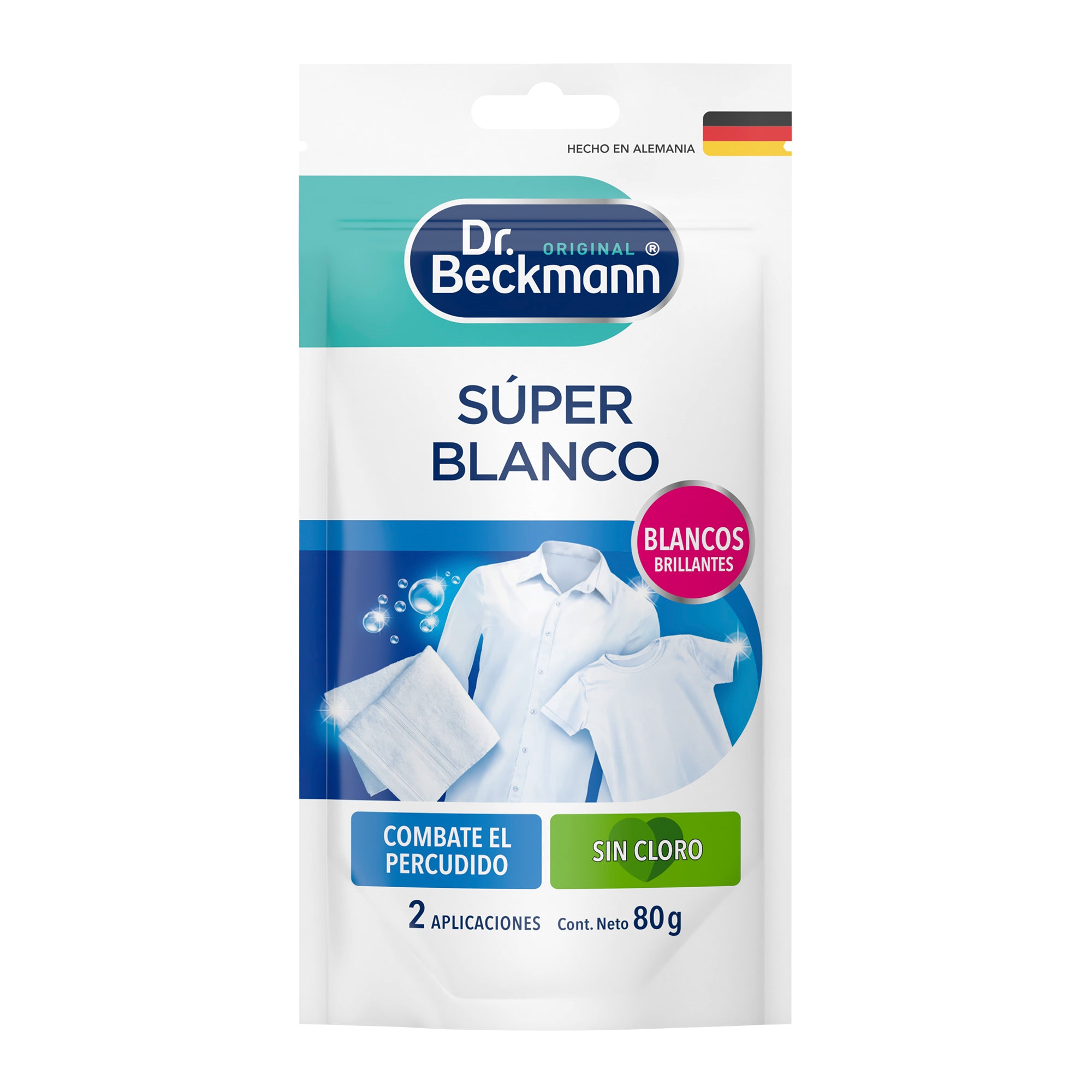 Quitamanchas Super Blanco En Polvo 80g 1u Dr.Beckmann