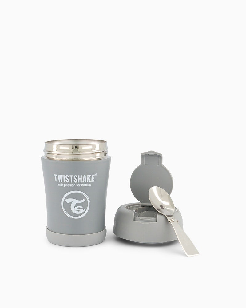 Termo Para Comida Gris Plastel 350mlTwistshake