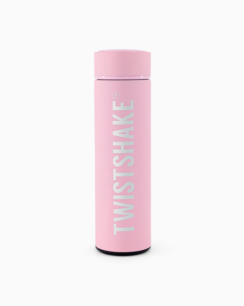 Termometro De Agua Hot & Cold Rosado Pastel 420ml Twistshake