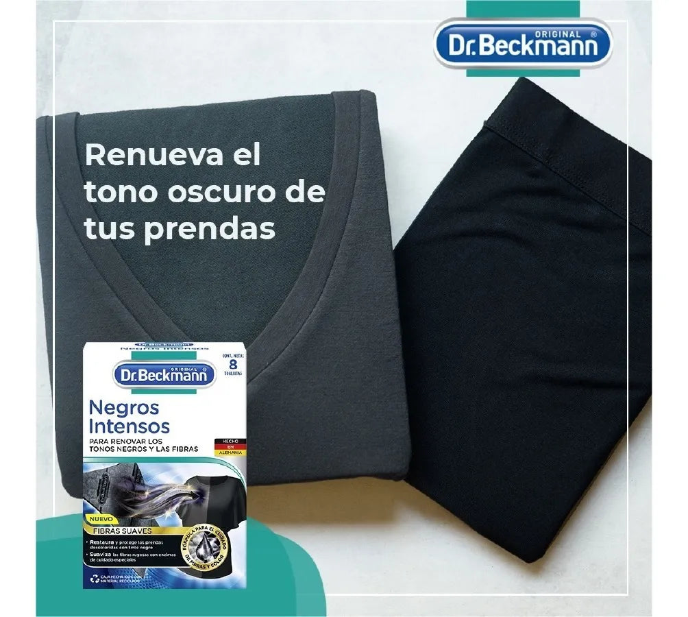 Toallitas Activas Negros Intensos 8 Un Dr.Beckmann