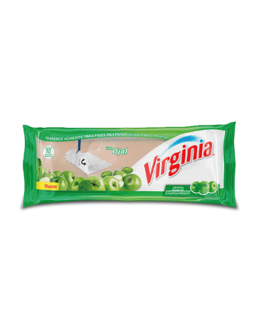 Trapero Humedo Multiuso Manzana Verde 10u Virginia