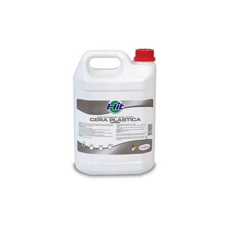Cera Liquida plastica negra 5L Virginia