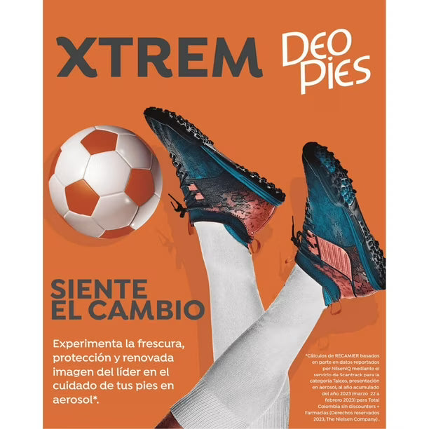 Talco Para Pies Recamier Xtrem Spray 260ml Deo Pies