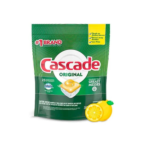 Lavavajillas Cascade Original 25U Lemon Scent