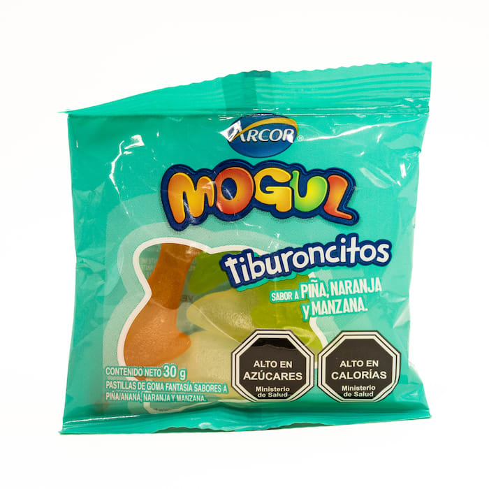 Gomitas En Forma De Tiburoncito Mogul 25g 1un Arcor