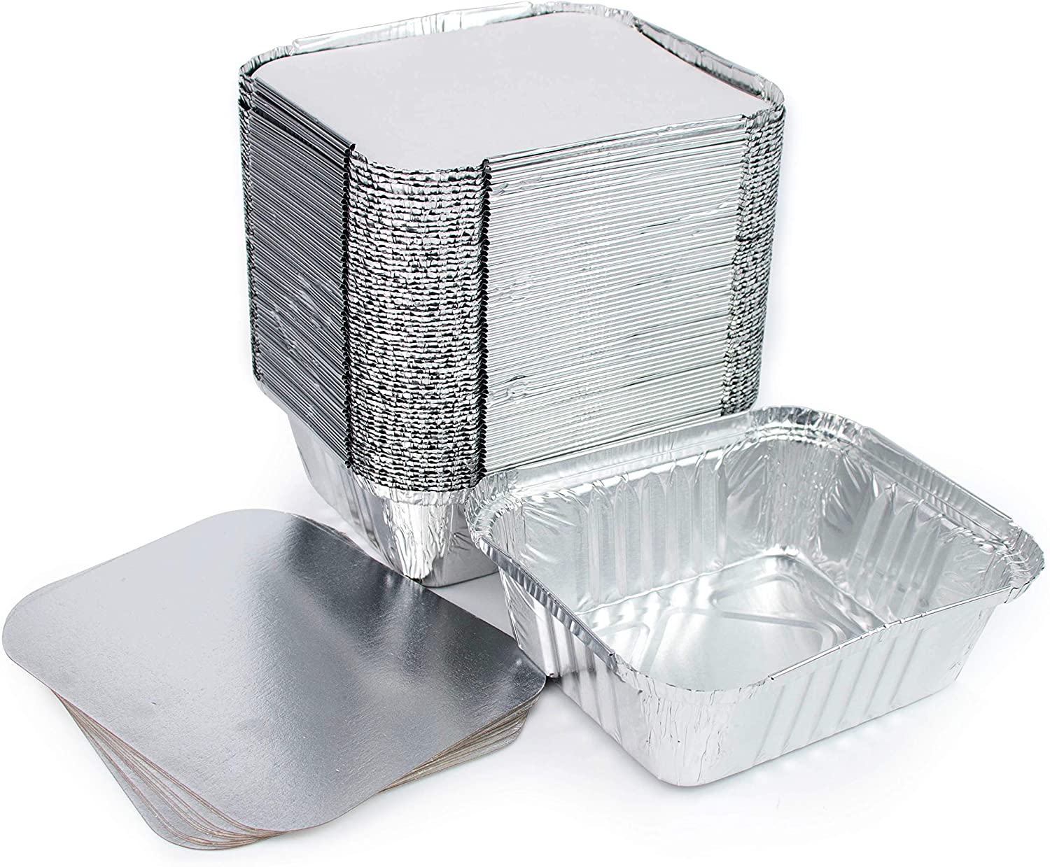 Envase Aluminio C18 Con Tapa Carton Desechable 540cc 20u Vapohouse