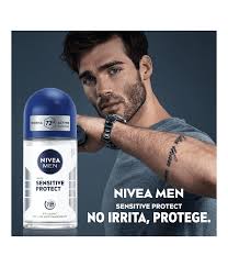 Desodorante Roll On Men Sensitive Protect 72h 50 ml Nivea