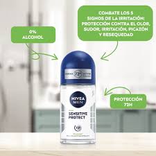 Desodorante Roll On Men Sensitive Protect 72h 50 ml Nivea