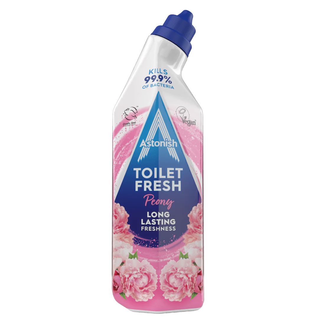 Limpiador Gel Inodoro Fresco Peonía 750 ml Astonish