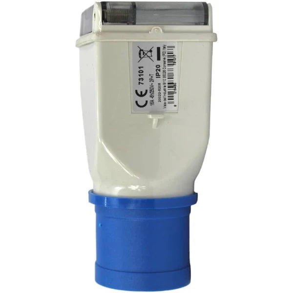 Adaptador Industrial 2x 2p+t 16A 250v IP44 Fanton Vkb