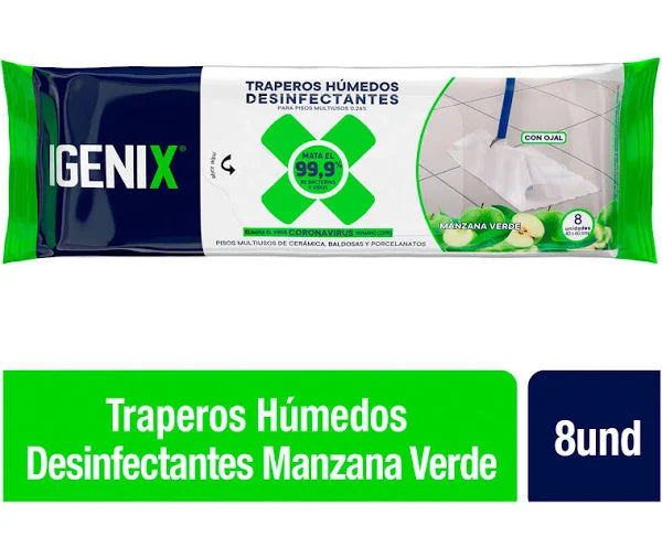 Trapero Humedo Manzana Verde 10 x 60cm 8u Igenix