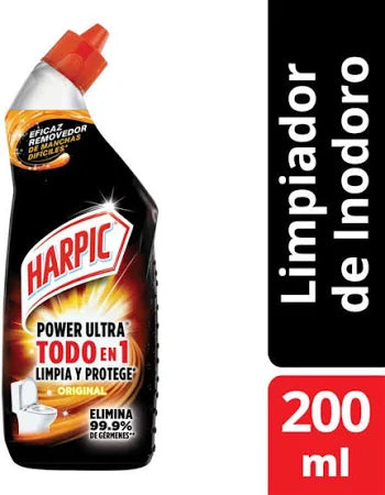 Limpia Inodoro Wc Power Ultra 200ml Harpic