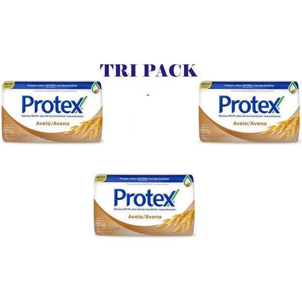 Pack 3u Jabón en Barra Avena + Prebiótico 85g Protex
