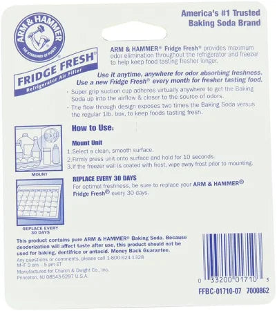 Filtro De Aire Para Refri Fridge Fresh 30 Dias 1u Arm Hammer