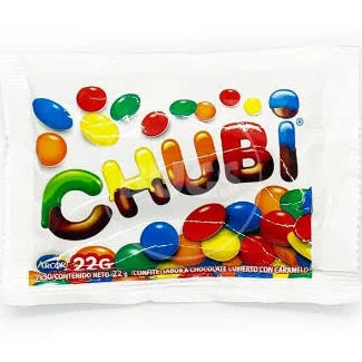 Chocolate Confitado Chubi 22g 1un Arcor