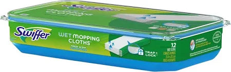 Repuesto Mopa Starter Sweeping Cloths Of 12u (Paño Humedo) Swiffer