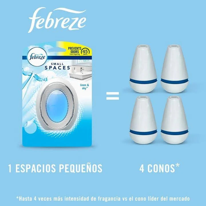 Aromatizante Pequeños Espacios Linen & Sky Febreze