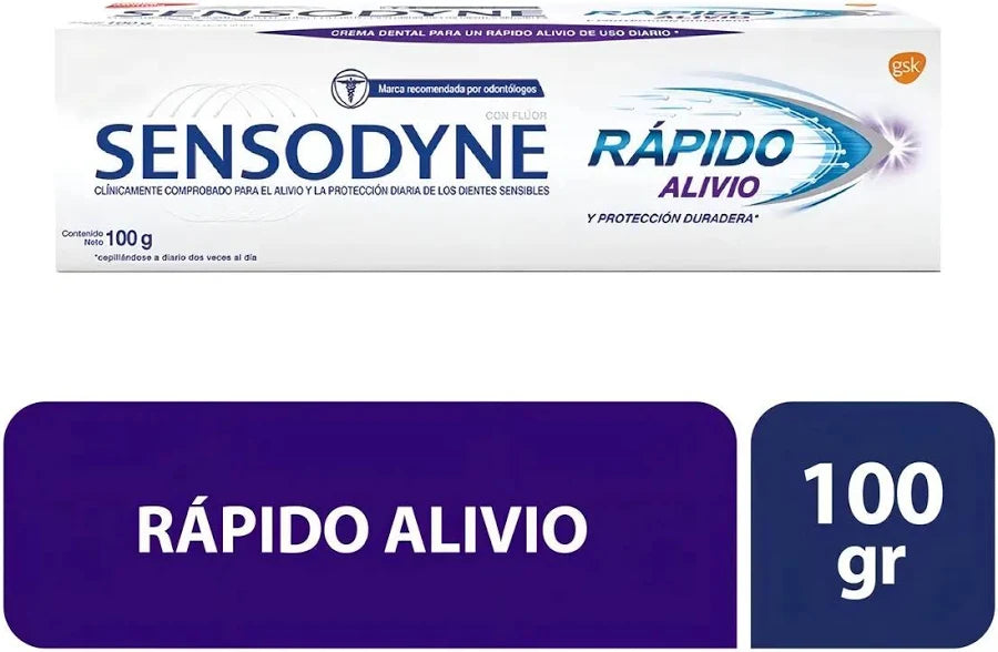 Pasta Dental Rapido Alivio 100g Sensodyne