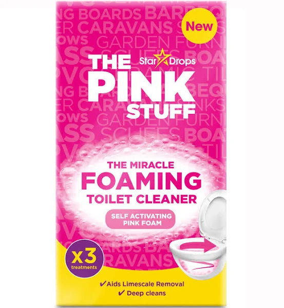 Espuma Activa Limpia Inodoro 3 Un x 100g (300g) The Pink Stuff