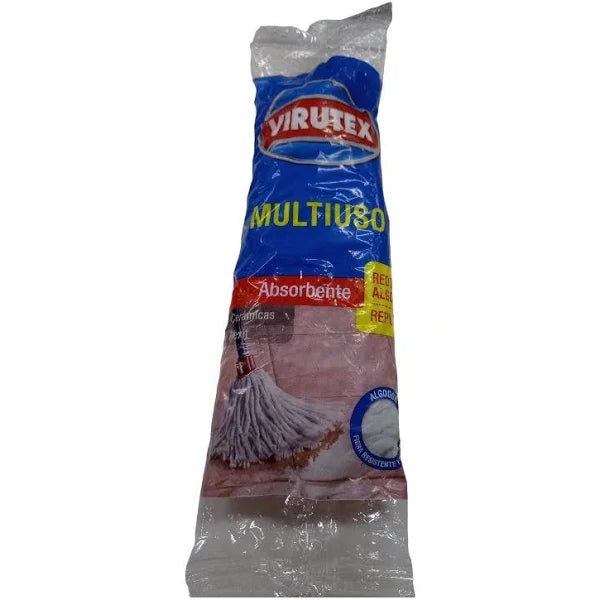 Repuesto Mopa Redonda Algodon 1un Virutex
