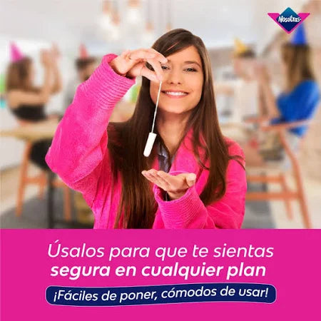 Tampones Comodidad-V Super Plus Con Aplicador 8u Nosotras