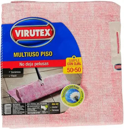 Trapero Multiuso Pisos Con Ojal 50x50cm 1un Virutex