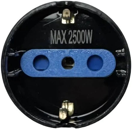 Adaptador Schuko Con Proteccion 2p+T 10a 250v Negro Lexo