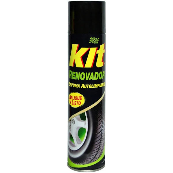 Renovador De Neumaticos En Espuma 360ml Kit