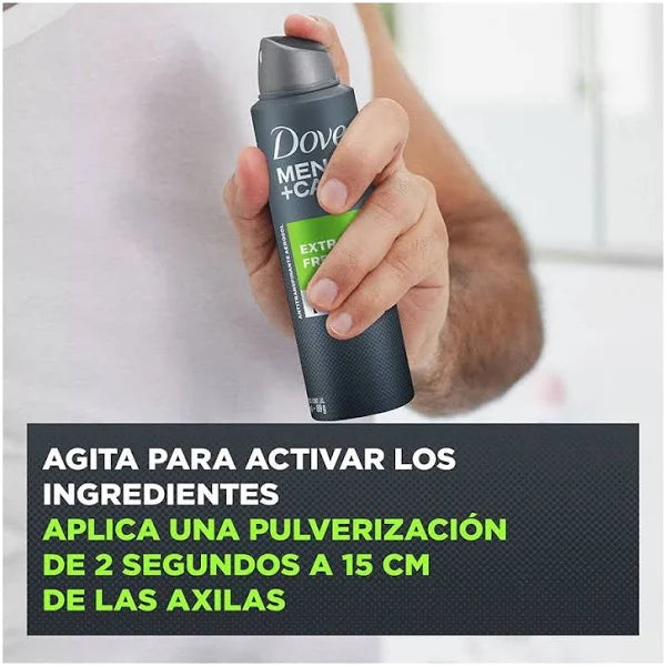 Desodorante Spray Men + Care Extra Fresh 150ml Dove
