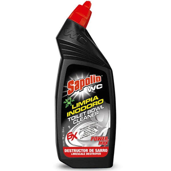 Limpia Inodoro Wc Power Max 750ml Sapolio