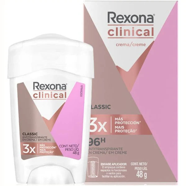 Desodorante En Barra Clinical Women Classic 48gr Rexona