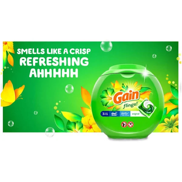 Detergente Capsulas lavanda Oxy 60Pods Gain