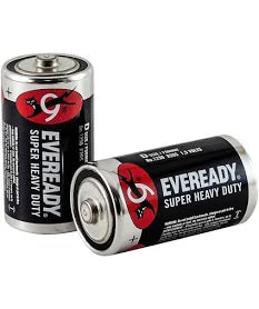 Pilas Carbon Super Heavy 1.5 V D2 1u Eveready